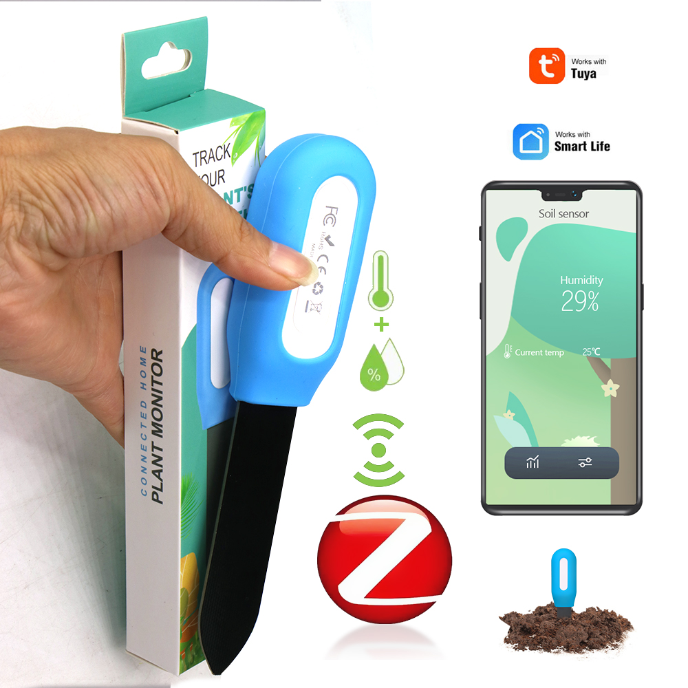 Smart Garden In Home - Sensor inteligente de solo zigbee para