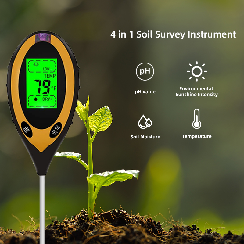 Soil Test Digital - Medidor de pH do Solo 4