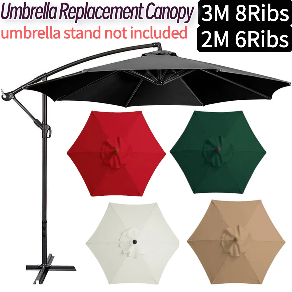 Smart Garden Umbrella - Guarda-sol de 6/8 Varetas, Superfície de