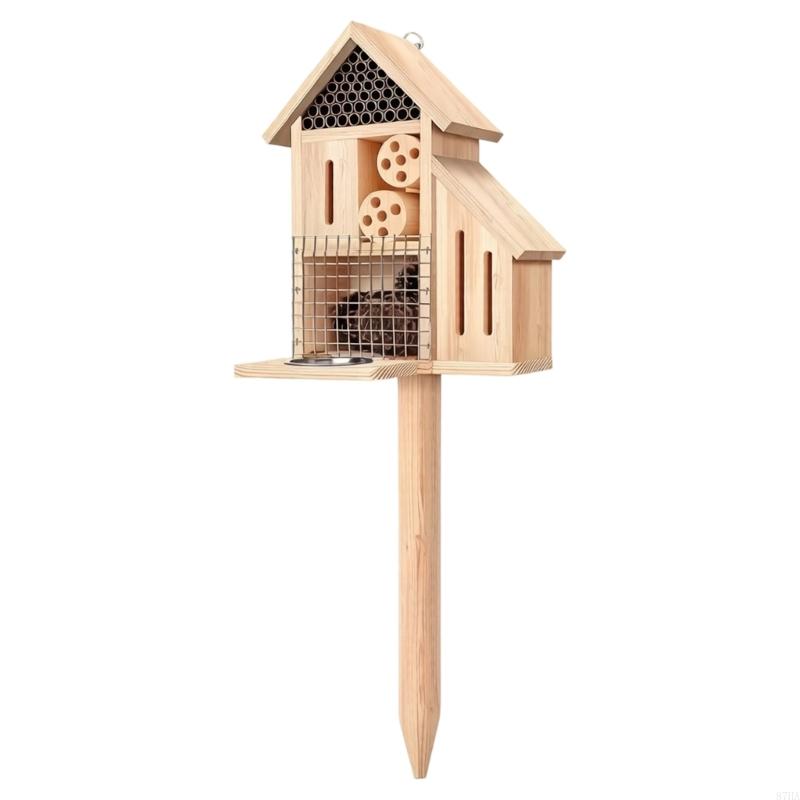 Casa insetos estaca, hotel ins - Insect Hotel Wood avaliação e preço