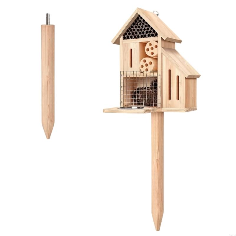 Casa insetos estaca, hotel ins - Insect Hotel Wood avaliação e preço