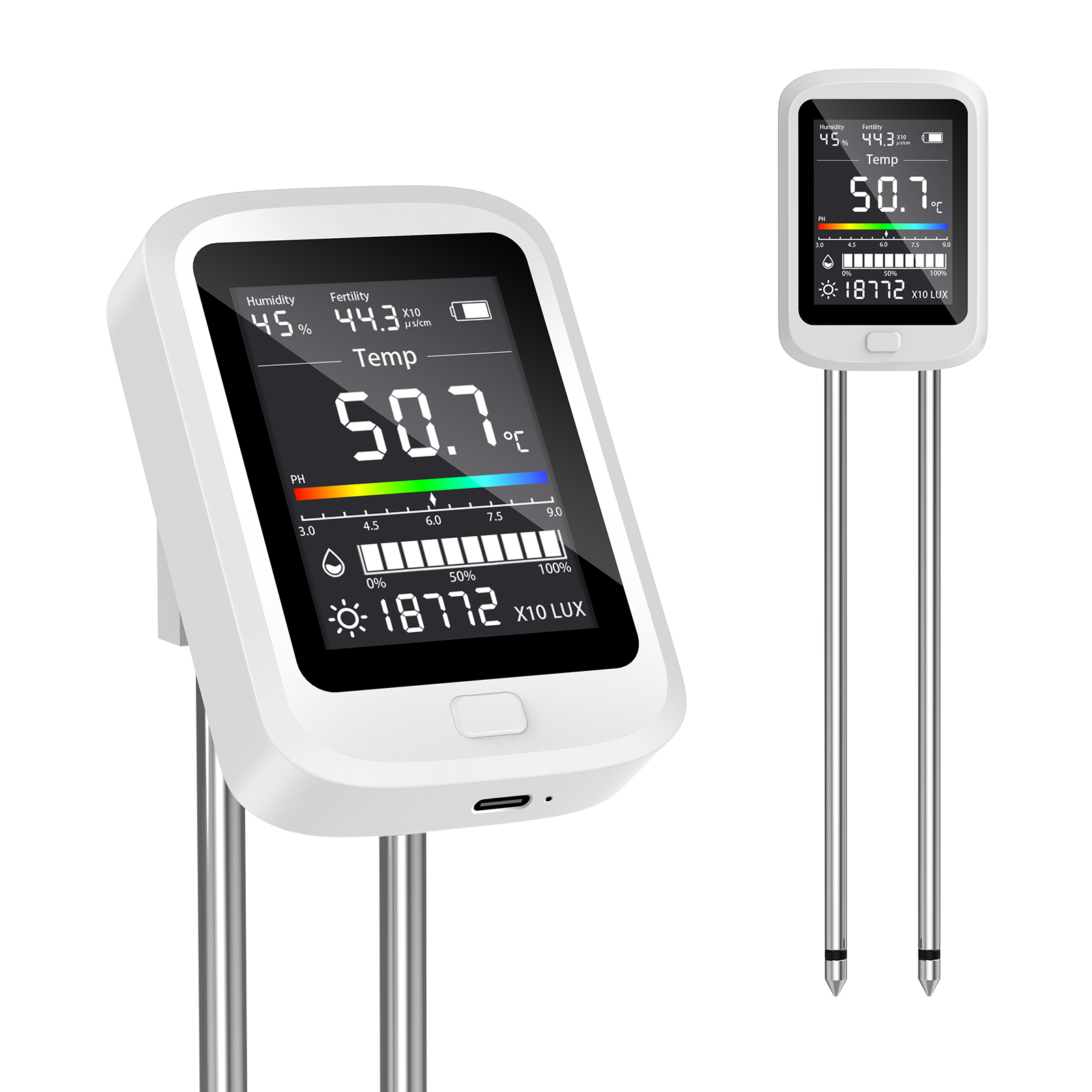 Medidor de Solo 6 em 1 com Esc - Soil Test Digital avaliação e preço