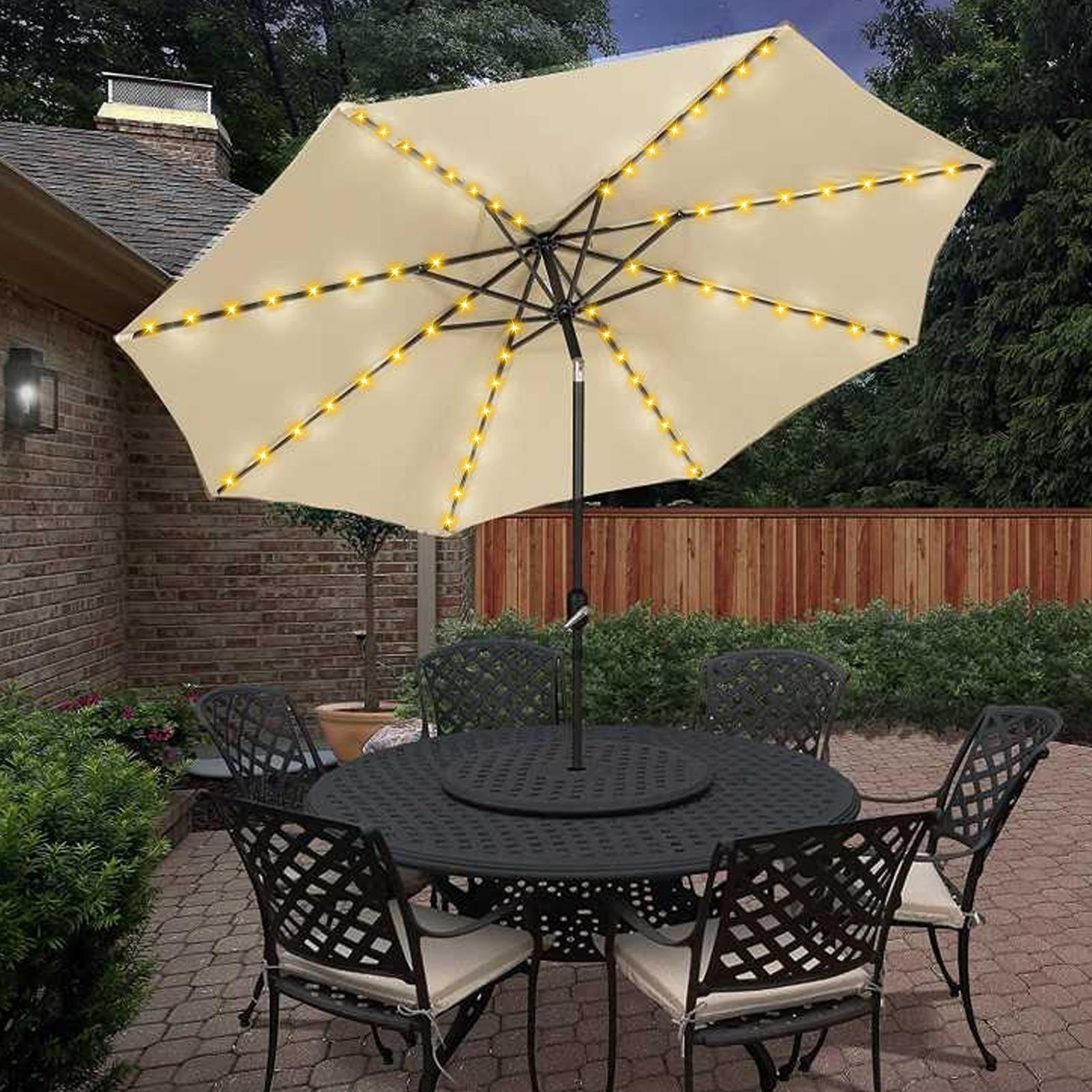 104 LED Luz de corda de guarda - Smart Garden Umbrella avaliação e preço