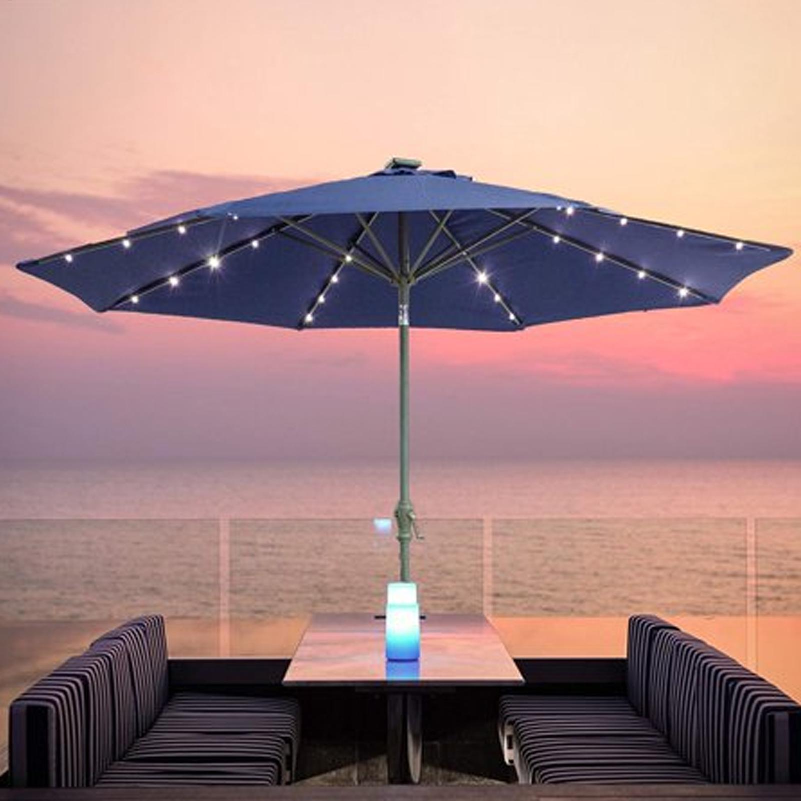 104 LED Luz de corda de guarda - Smart Garden Umbrella avaliação e preço