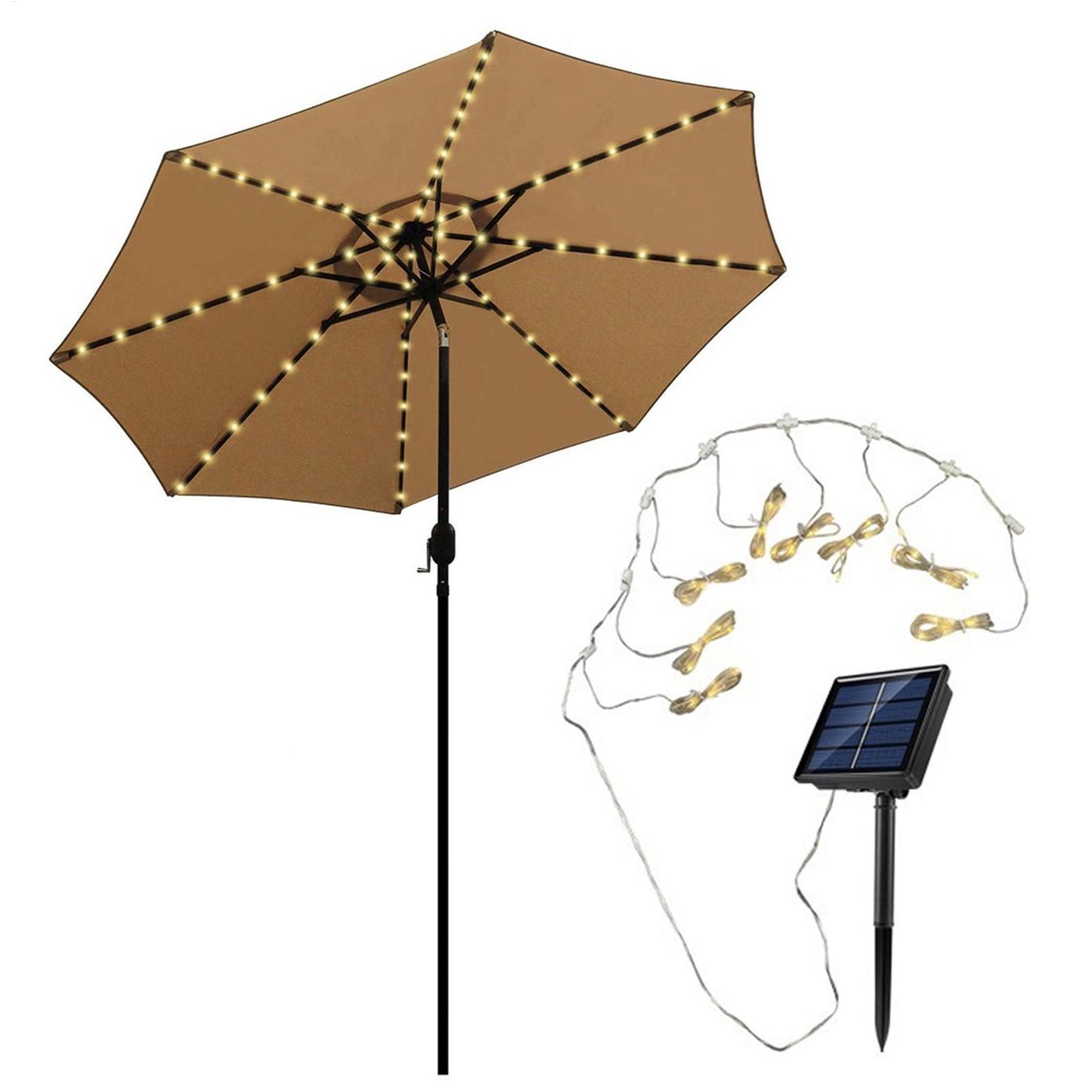 104 LED Luz de corda de guarda - Smart Garden Umbrella avaliação e preço