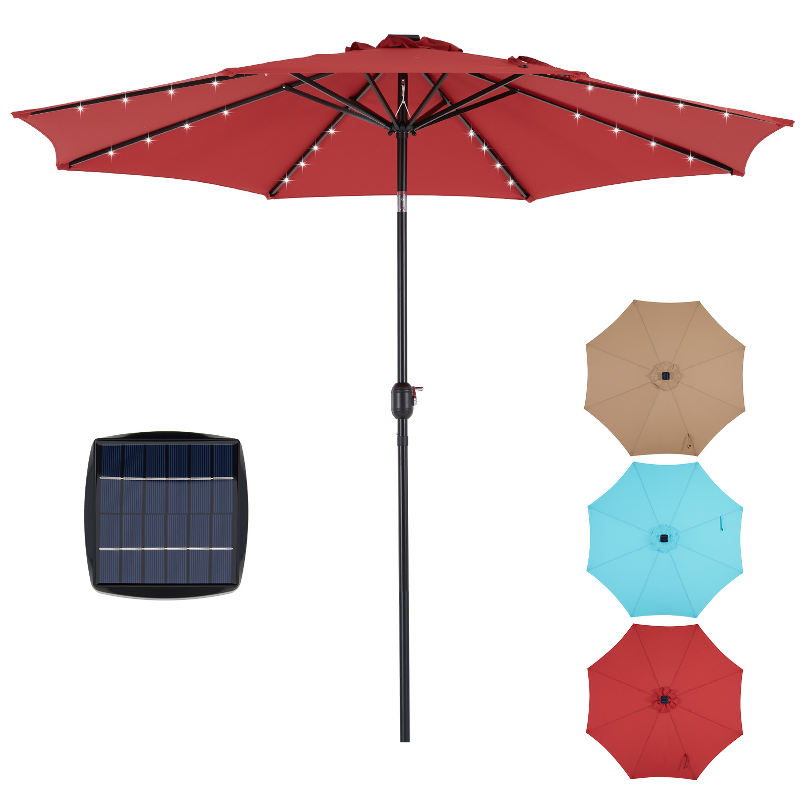 Guarda-chuva solar para pátio  - Smart Garden Umbrella avaliação e preço