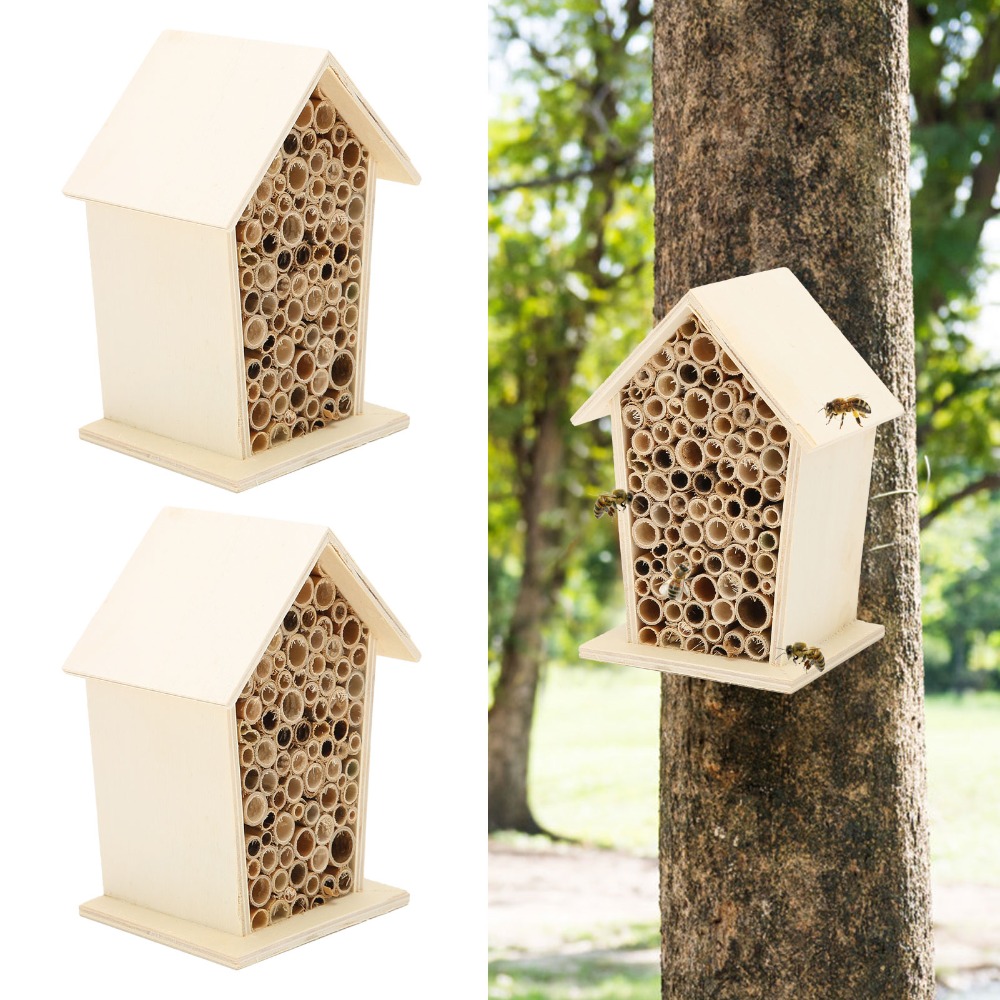2 Peças Casa de Abelhas de Mad - Insect Hotel Wood avaliação e preço