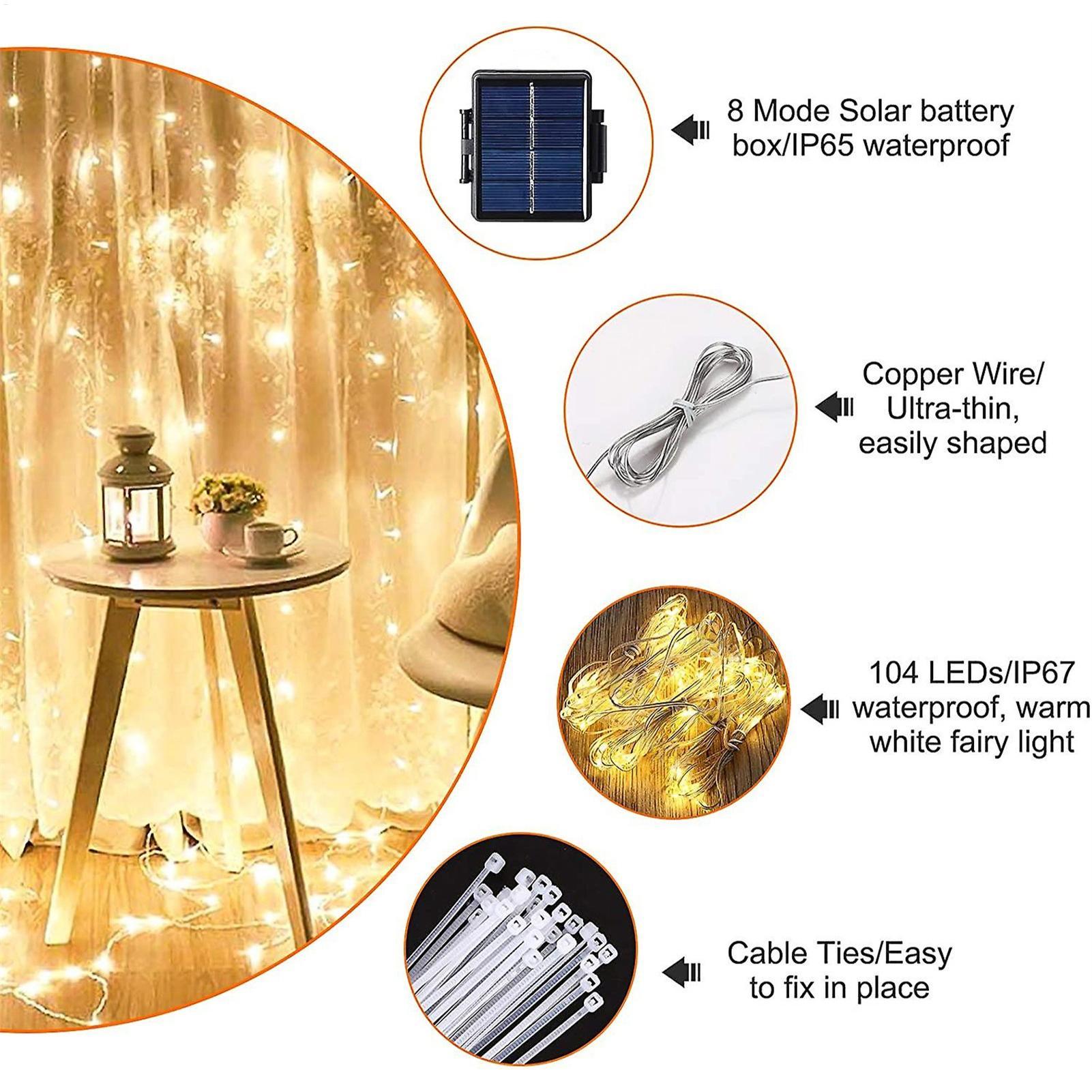 Corda de Luz LED para Guarda-c - Smart Garden Umbrella avaliação e preço