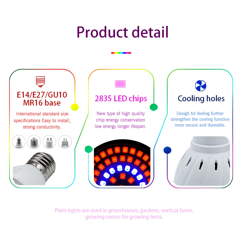 Led cresce a luz e14 e27 mr16  - Smart Garden Umbrella avaliação e preço