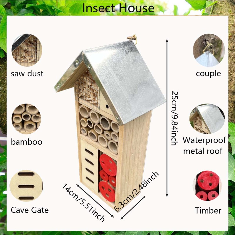Casa de insetos de madeira, ho - Insect Hotel Wood avaliação e preço