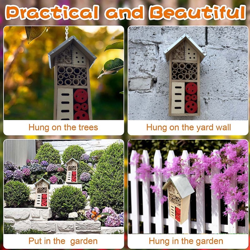Casa de insetos de madeira, ho - Insect Hotel Wood avaliação e preço